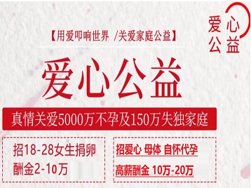孝南捐卵助孕生子 爱心志愿者招募